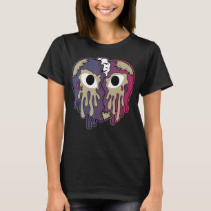 Gråter Heart Match Sneaker Match Tees-droppning Sh T Shirt