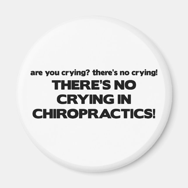 Gråter inte i Chiropractics Magnet (Framsidan)