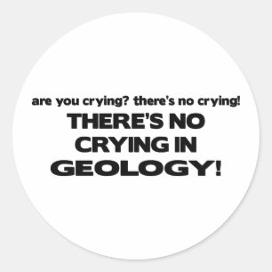 Gråter inte i geologi runt klistermärke