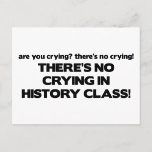 Gråter inte i historikklassen vykort