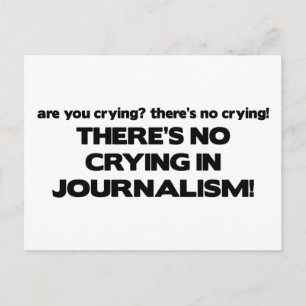 Gråter inte i journalistik vykort