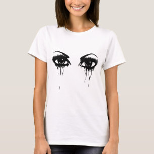 gråter ögon t shirt