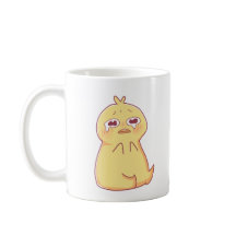 gråter Söt anka för hjälp