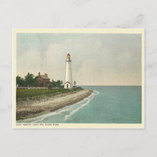Gratiot Light Michigan Vykort