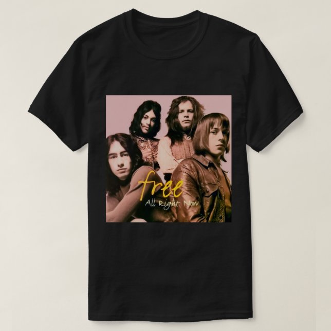 Gratis all Höger nu Band Poster Klassisk T-Shirt (Design framsida)