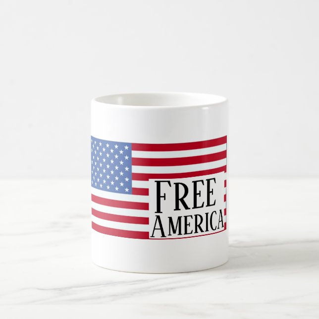 Gratis Amerika Kaffe Mugg (Center)