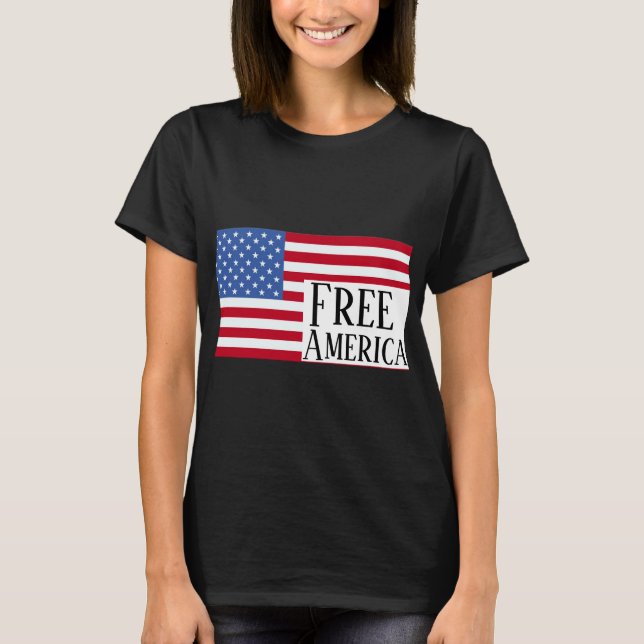 Gratis Amerika T-Shirt (Framsida)