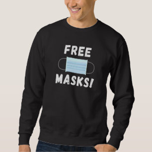 Gratis Ansikte-masker Lång Ärmad Tröja