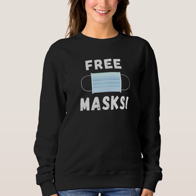 Gratis Ansikte-masker T Shirt (Framsida)