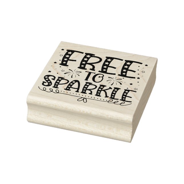 Gratis att Glänsa  Stämpel (Stämpel)