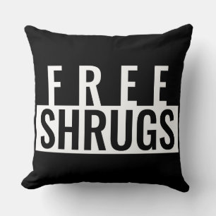 Gratis axelryckningar minimalistisk dekorativ kudd kudde