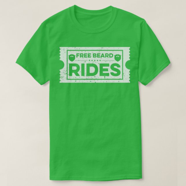 GRATIS BEARD RIDES Classic TShirt T Shirt (Design framsida)