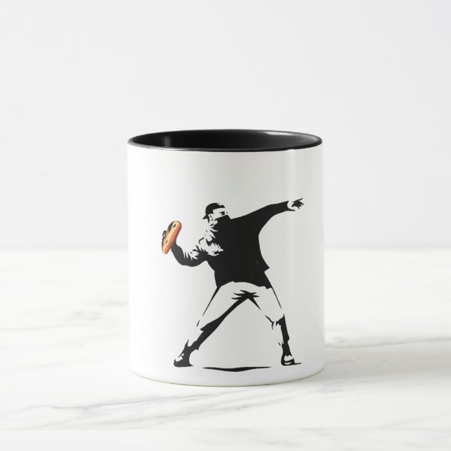 Gratis D.C. Smörgås-gubbe – djärv gatukonstprotest Mugg (Center)