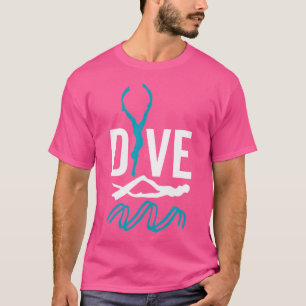 Gratis dykning Apnea Diving Snorkeling Dive Gif T Shirt