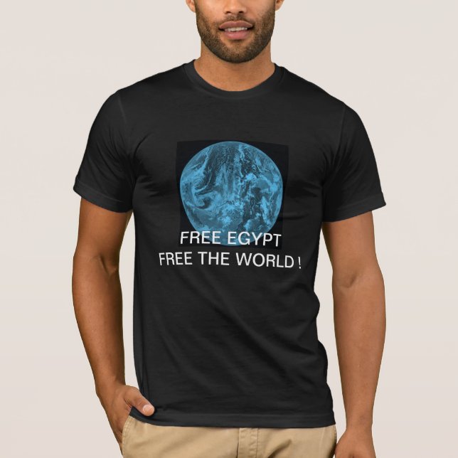 GRATIS EGYPTEN GRATIS VÄRLDEN T SHIRT (Framsida)