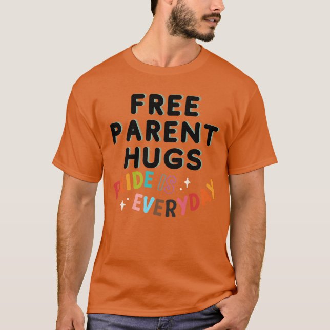 Gratis föräldrakramar flicka t shirt (Framsida)