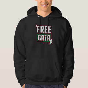 Gratis Gaza Palestinas Blekar i Gaza Hoodie