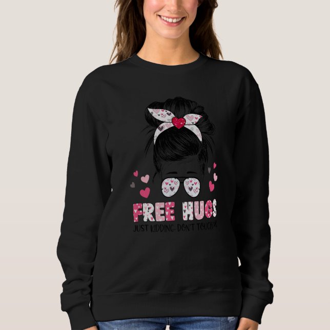 Gratis hakar bara som håller mig, rör mig inte t shirt (Framsida)