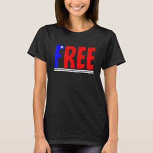 GRATIS Håll Taiwan fritt Taiwanska flaggor Stöd Ta T Shirt
