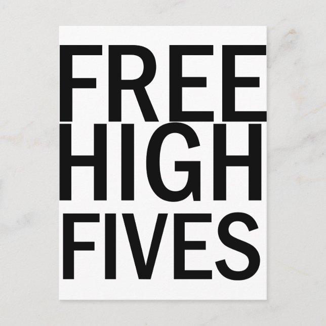 Gratis högfiber vykort (Framsida)