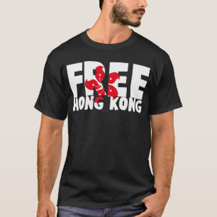 gratis hong kong-flagga t shirt