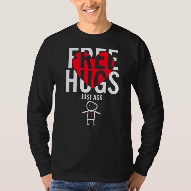 Gratis hubbar bara fråga t shirt (Framsida)