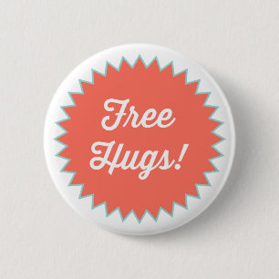 Gratis Hugs! Knappstift Knapp