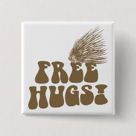 Gratis Hugs Porcupine Kärlek Knapp