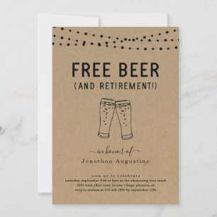 Gratis inbjudan till Beer Funny Pension-partiet