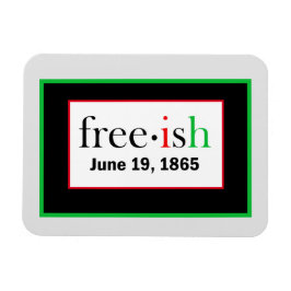 Gratis-ish Juneteenth Flexibelt Fotomagnet Magnet