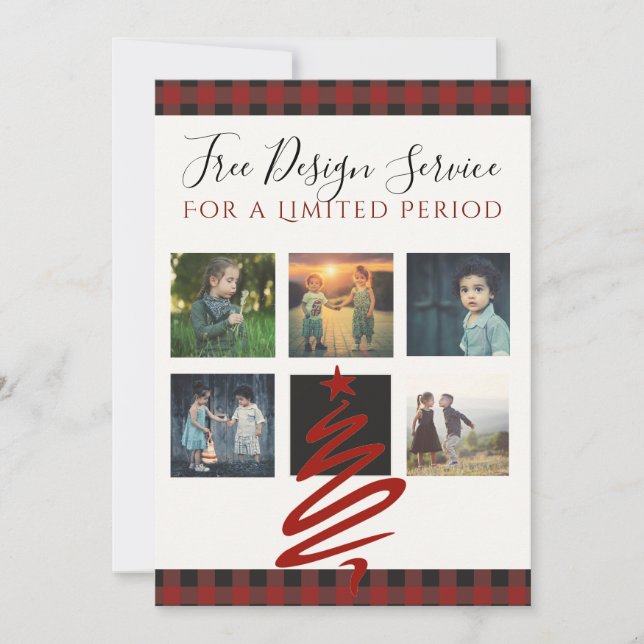 GRATIS Julkort - Inbjudan-designtjänst (Framsida)