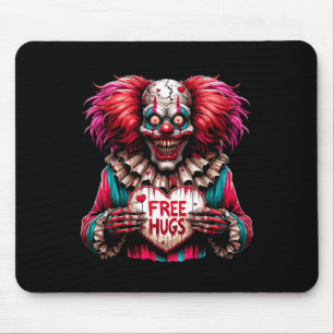 Gratis Kram Skrämmande Clown Alla Hjärtans Dag Hal Musmatta