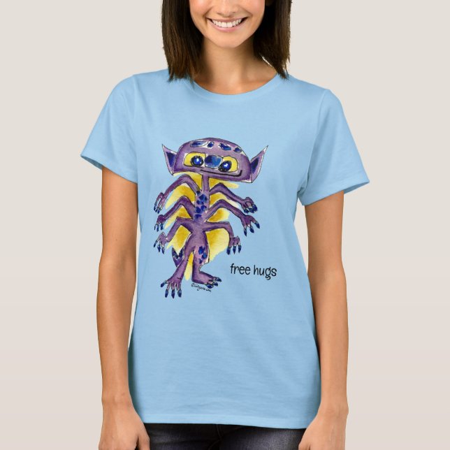 Gratis Kramar Alien T Shirt (Framsida)