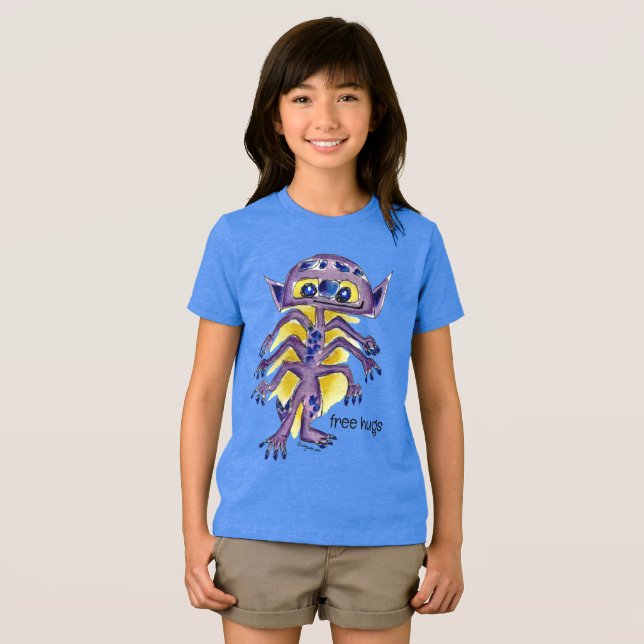 Gratis Kramar Alienío (fram- och baksida) T Shirt (Framsida Full)