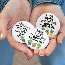 Gratis krukkrukor rör mig inte Sarcastic Knapp