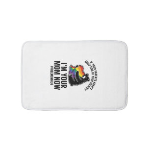 Gratis Mamma Hug Björn Pride Vintage T-Shirt Desig Badrumsmatta