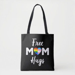Gratis Mamma Kram II - Regnbåge HBTQ Stolt Tygkasse