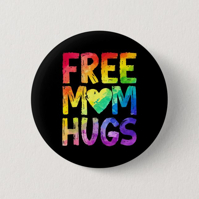 Gratis Mamma Kram Lgbt Pride Lgbtq Lesbisk Gay Reg Knapp (Framsida)