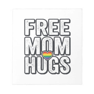 Gratis Mamma Kramar Pride Hjärta Vintage T-Shirt D Anteckningsblock