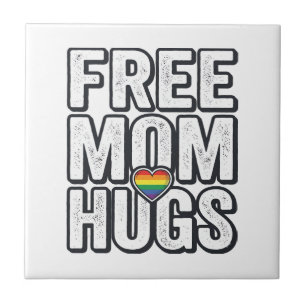 Gratis Mamma Kramar Pride Hjärta Vintage T-Shirt D Kakelplatta