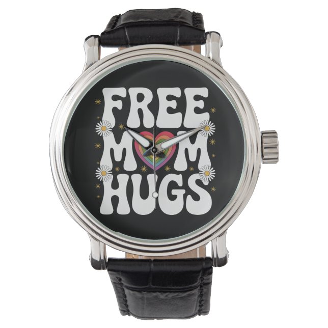 Gratis Mamma Kyss Transpersonell Lesbisk Gay HBT S Armbandsur (Framsida)