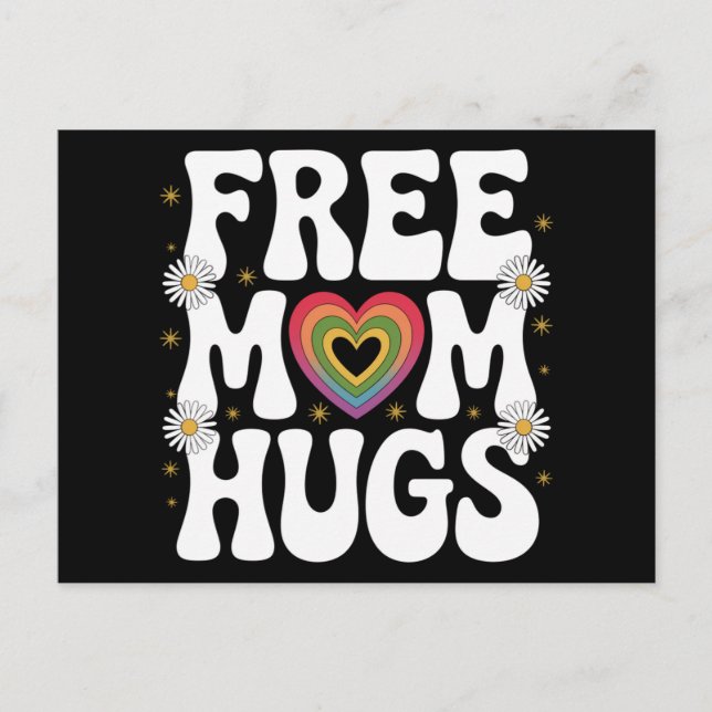 Gratis mammakram Transpersonell Lesbisk Gay HBT-st Vykort (Framsida)