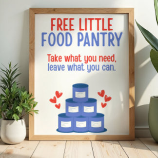 Gratis Matvarupant Signs Poster