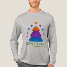 Gratis Merry Christmas Tree Bella+Canvas Tri-Blen