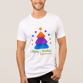 Gratis Merry Christmas Tree Bella+Canvas Tri-Blen T Shirt
