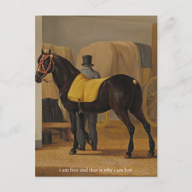 gratis och försvunnen affisch vykort (Framsida)