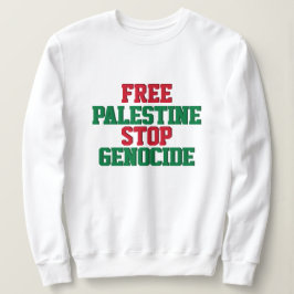 Gratis Palestina - stopp för folkmord T Shirt