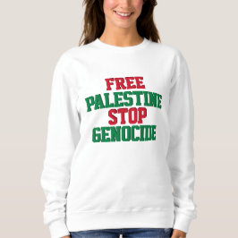 Gratis Palestina - stopp för folkmord T Shirt