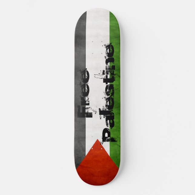 Gratis Palestinas skateboard (Framsida)
