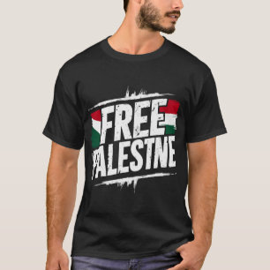 Gratis Palestinas solidaritet T Shirt